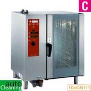 Four gaz vapeur directe et convection, 10x gn 1/1 cleaning