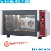 Four électrique à convection 4x 600x400 mm humidificateur manuel
