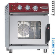 Four vapeur/convection électrique, 4x gn2/3 mécanique