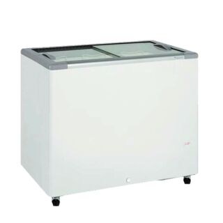 photo 1 congélateurs couvercle coulissant vitré