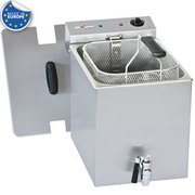 Friteuse de table électrique 8 litres robinet de vidange
