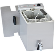 Friteuse de table électrique 8 litres robinet de vidange