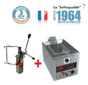 Friteuse électrique 7 l doseur à chichis