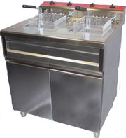 Friteuse sur coffre 2 x 9 litres