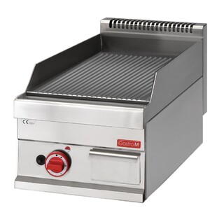 photo 1 plancha gaz gastro m 650 avec plaque rainurée 65/40ftrg