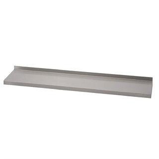 photo 2 etagère murale inox sans supports gastro m 1000 x 400mm