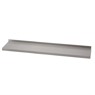 photo 2 etagère murale inox sans supports gastro m 1600 x 400mm