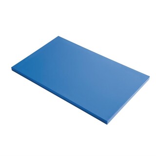 photo 1 planche à découper gn1/2 en polyéthylène haute densité gastro m  bleue