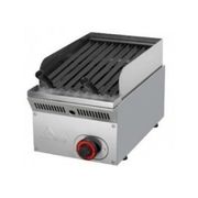 Grill pierre de lave grille inox gaz 30 cm