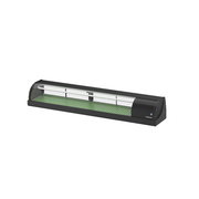 Photo 1 matériel référence HNC-180BE-R-BLH: Vitrine à sushis avec éclairage LED - couleur noir - compresseur à droite (côté client) - 1800 mm