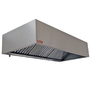 Hotte murale 2 filtres labyrinthes 400x500 mm