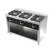 Photo 1 matériel référence C3F600E: Fourneau 3 feux s/600 sur placard