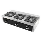 Photo 1 matériel référence C3F600S: Fourneau 3 feux s/600 á poser