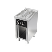 Photo 1 matériel référence CB2F600E: Fourneau "basic" 2 feux vifs s/600 sur placard