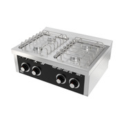 Photo 1 matériel référence CB4F600S: Fourneau "basic" 4 feux vifs s/600 á poser