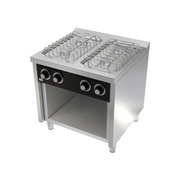 Photo 1 matériel référence CB4F750E: Fourneau "basic" 4 feux vifs s/750  sur placard