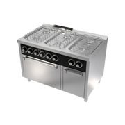 Photo 1 matériel référence CB6F750HE: Fourneau "basic" 6 feux vifs s/750  avec four électrique