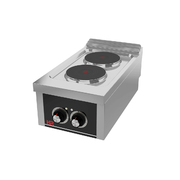 Photo 1 matériel référence CE2P750S: Fourneau électrique 2 plaques s/750 á poser