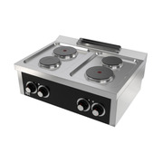 Photo 1 matériel référence CE4P600S: Fourneau électrique 4 plaques 600 á poser