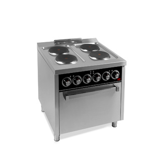 photo 1 fourneau électrique 4 plaques s/750 avec four électrique