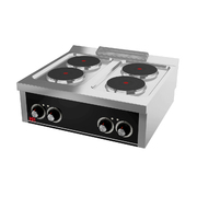 Photo 1 matériel référence CE4P750S: Fourneau électrique 4 plaques s/750 á poser