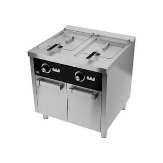 photo 1 friteuse  15l+15l triphasée série 750 sur placard