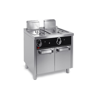 photo 1 friteuse à gaz  12l+12l série 750 sur placard