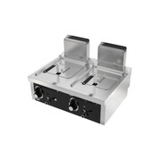 Photo 1 matériel référence FDG8L8L600S: Friteuse à gaz  8l+8l série 600 à poser