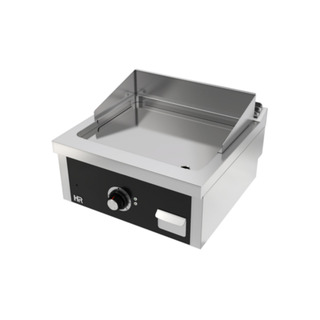 photo 1 fry top électrique 600 á poser  600 chromée
