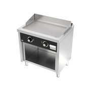Photo 1 matériel référence FTE6008E: Fry top électrique 800 sur placard 600 rectifié