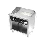 Photo 1 matériel référence FTE6008ECR: Fry top électrique 800 sur placard 600 chromée