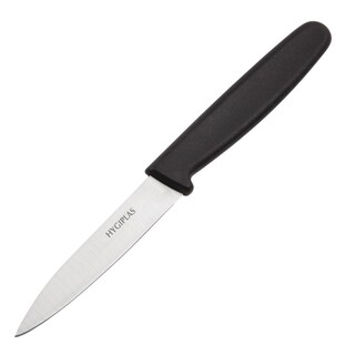 photo 1 couteau d'office lame droite hygiplas noir 75mm