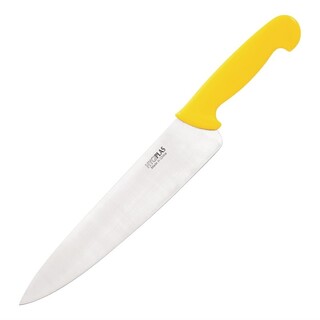 photo 1 couteau de cuisinier hygiplas jaune 255mm