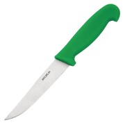 Photo 1 matériel référence C860: Couteau à légumes Hygiplas vert 100mm