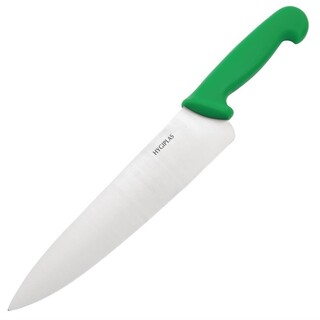 photo 1 couteau de cuisinier hygiplas vert 255mm