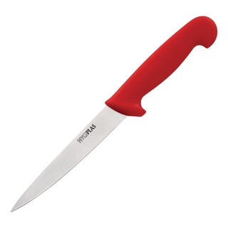 photo 2 couteau à filet hygiplas rouge 150mm