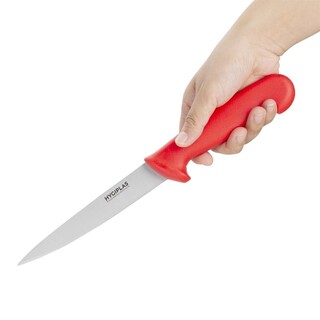 photo 3 couteau à filet hygiplas rouge 150mm