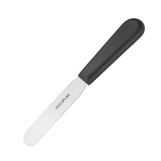 photo 1 couteau spatule à lame droite hygiplas noir 100mm