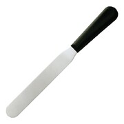 Photo 1 matériel référence D404: Couteau spatule à lame droite Hygiplas noir 205mm