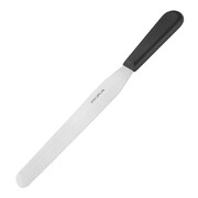 Photo 1 matériel référence D406: Couteau spatule à lame droite Hygiplas noir 255mm
