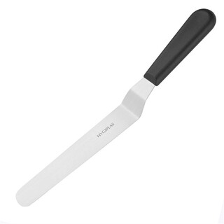 photo 1 couteau spatule coudé hygiplas noir 190mm