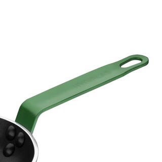 photo 5 poêle aluminium antiadhésive teflon platinum plus hygiplas avec manche vert 240mm