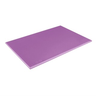 photo 1 planche à découper haute densité hygiplas violet - 450x300x25mm