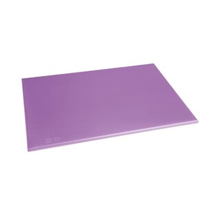 photo 1 planche à découper antibactérienne haute densité hygiplas violet - 450x300x10mm
