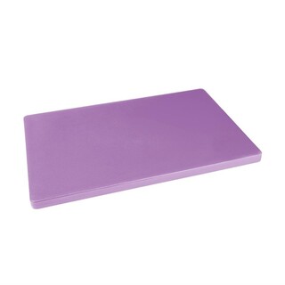 photo 1 planche à découper basse densité hygiplas violet - 300x450x20mm