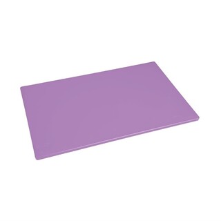 photo 1 planche à découper antibactérienne basse densité hygiplas violet - 450x300x10mm