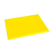Photo 1 matériel référence HC868: Petite planche à découper haute densité Hygiplas jaune