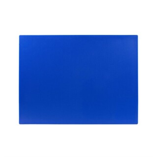 photo 3 grande planche à découper épaisse basse densité hygiplas bleue
