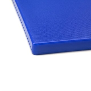 photo 4 grande planche à découper épaisse basse densité hygiplas bleue