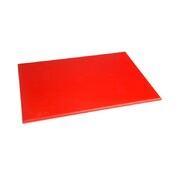 Photo 1 matériel référence J010: Planche à découper standard haute densité Hygiplas rouge